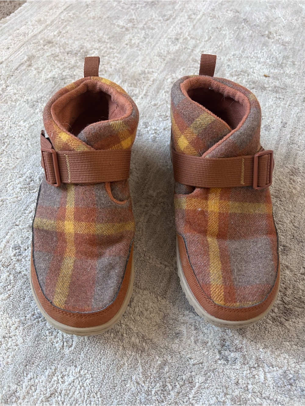 Chaco Ramble Bootie Womens SZ 8 Plaid Wool Blend Ankle Comfort Shoe Slipper Chic